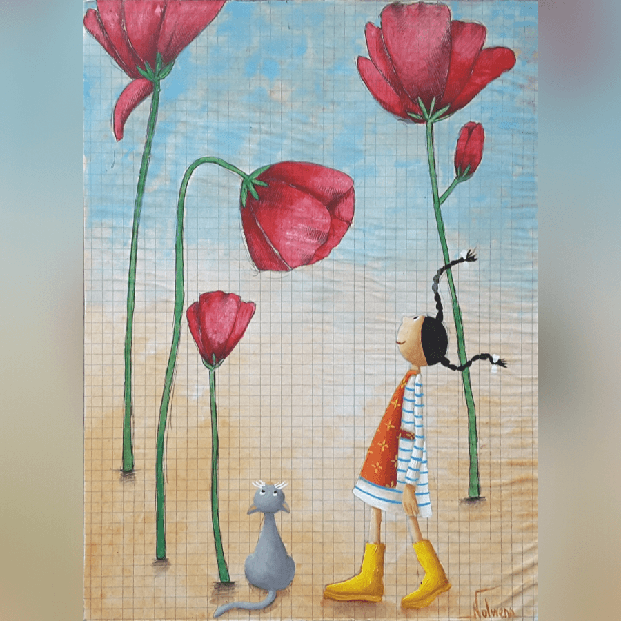 Éline et les coquelicots