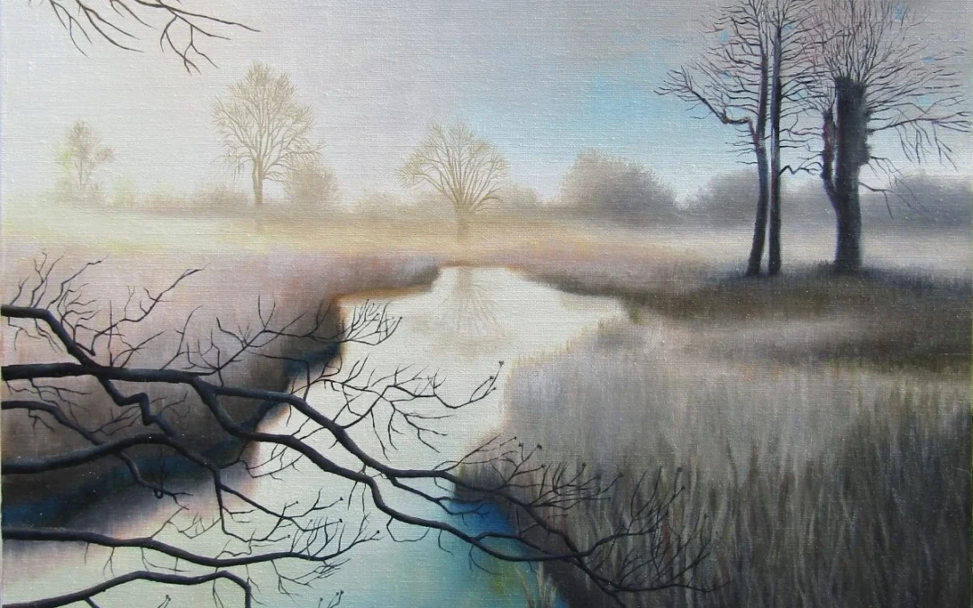 Reflets d’hiver – Rivière et arbres nus (#23)