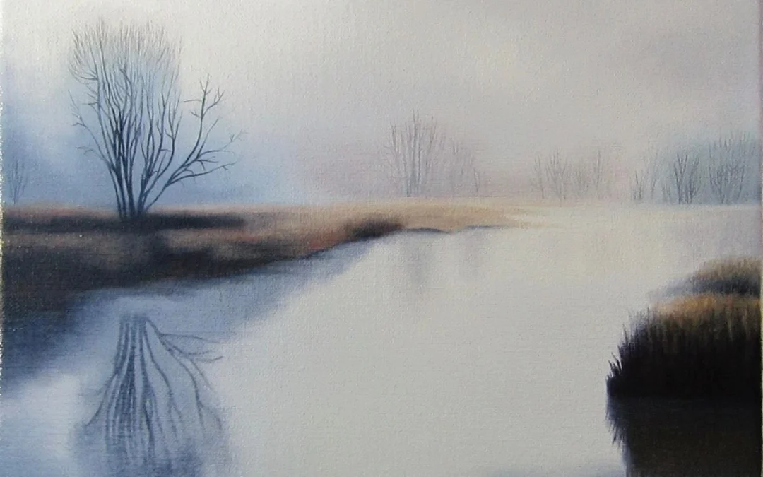 « Petite brume » – paysage minimaliste eau et reflet (#26)